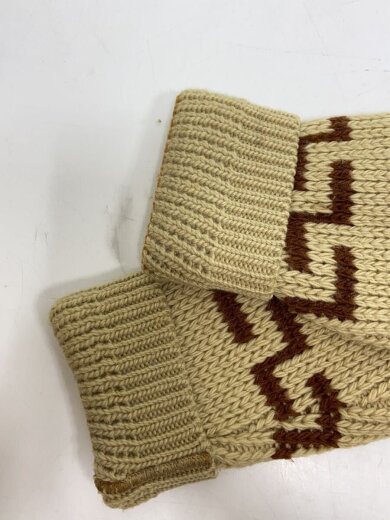 商品画像：70s-80s/カウチンニット/ネイティブ柄 /ニット・セーター(厚手)/M/ウール/BEG/総柄// 4