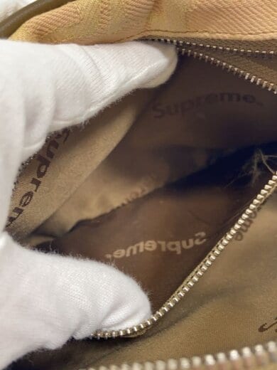 商品画像：22SS/FAT TIP JACQUARD DENIM WAIST BAG/コットン/BEG// 7