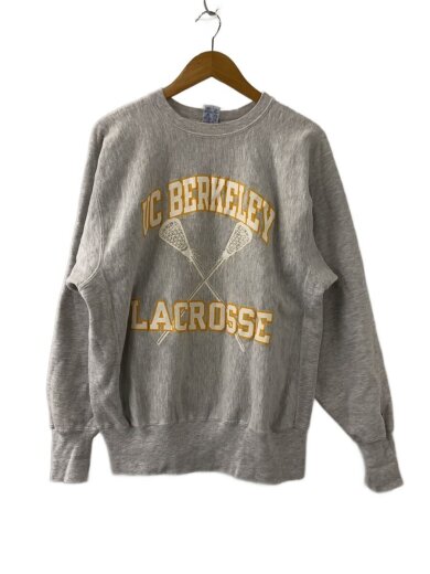 商品画像：90s/REVERSE WEAVE/UC BERKELEY LACROSSE/スウェット/L/コットン/GRY// 1