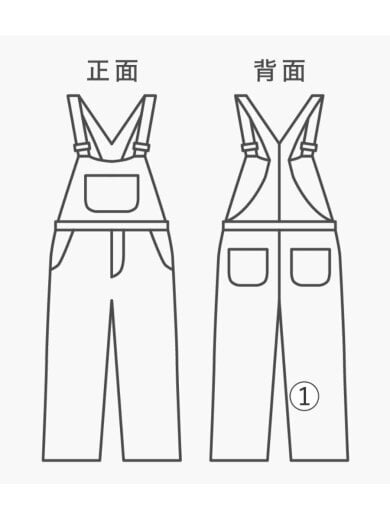 商品画像：WOLF BAIT-OVERALL/オーバーオール/--/--/BLK/WRD-19-SS-25// 8