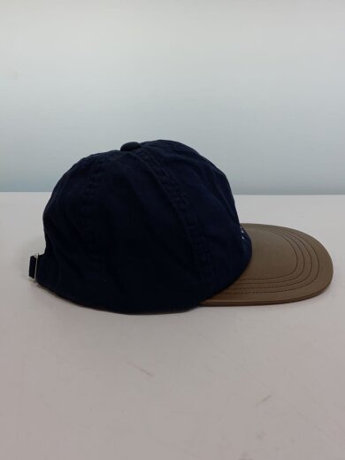 商品画像：NY BRIM LEATHER CAP for COVERCHORD/キャップ/--/コットン/NVY/メンズ 2