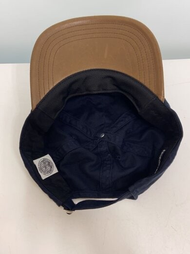 商品画像：NY BRIM LEATHER CAP for COVERCHORD/キャップ/--/コットン/NVY/メンズ 5