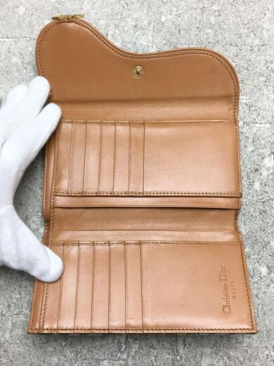 画像：Christian Diorトロッター/3つ折り財布/キャンバス/BEG/総柄4