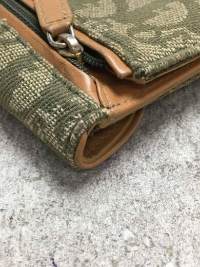 画像：Christian Diorトロッター/3つ折り財布/キャンバス/BEG/総柄7