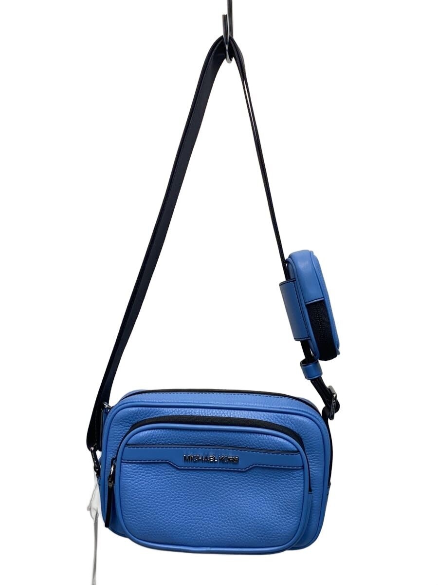 MICHAEL KORS / ショルダーバッグ/レザー/BLU/無地