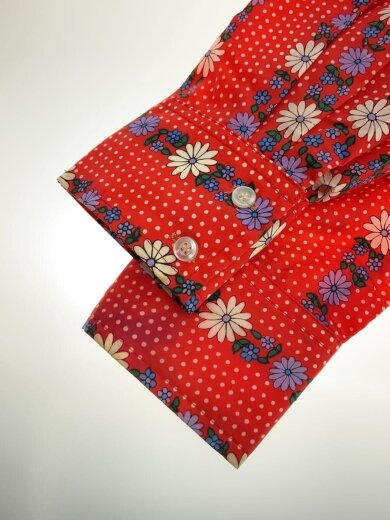 商品画像：skyr/長袖シャツ/--/ナイロン/RED/花柄 5