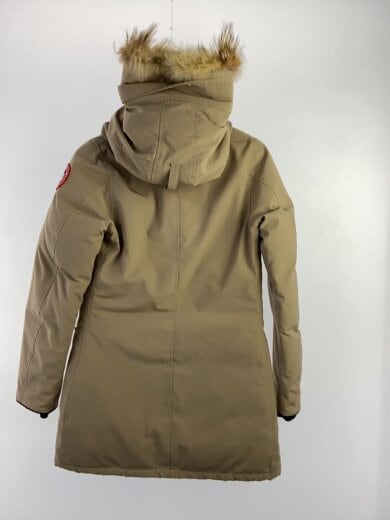 商品画像：ロングダウンジャケット/S/ポリエステル/BEG/2603JL 2