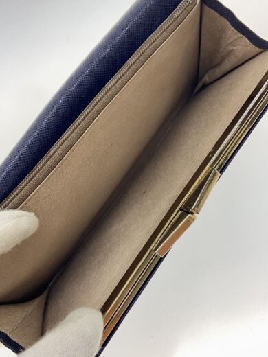 商品画像：長財布/--/NVY/無地/レディース 7