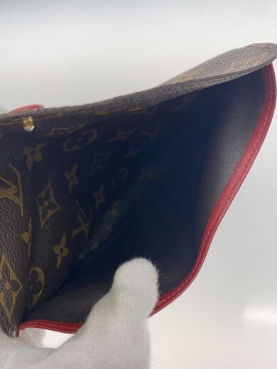 商品画像：ポルト・フォイユ・ジョセフィーヌ_モノグラム・キャンバス_ルージュ/PVC/BRW/総柄/レディース 5