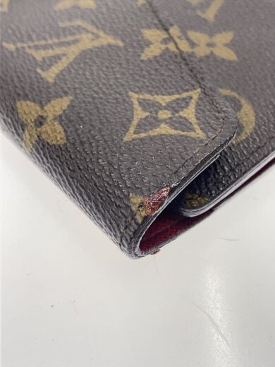 商品画像：ポルト・フォイユ・ジョセフィーヌ_モノグラム・キャンバス_ルージュ/PVC/BRW/総柄/レディース 8