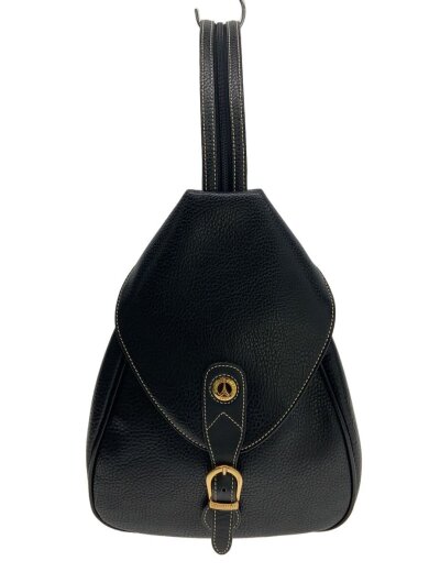 商品画像：ショルダーバッグ/レザー/BLK/無地 1