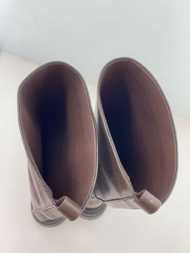 商品画像：ロングブーツ/M/BRW/レザー 3