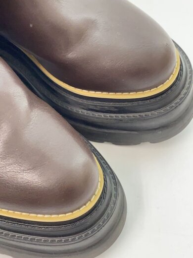 商品画像：ロングブーツ/M/BRW/レザー 7