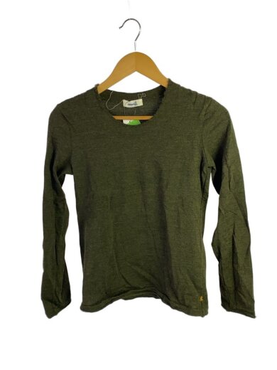 商品画像：ニット・セーター(薄手)/1/ウール/KHK/無地 1