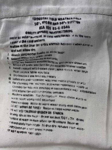 画像：US.ARMYカーゴパンツ/S/コットン/KHK/無地/8415-782-2955