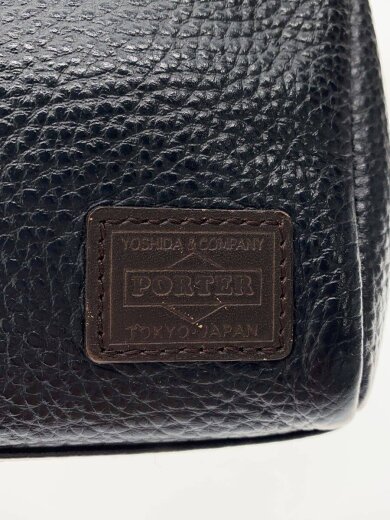 商品画像：セカンドバッグ/レザー/BLK/無地/192-03750 5