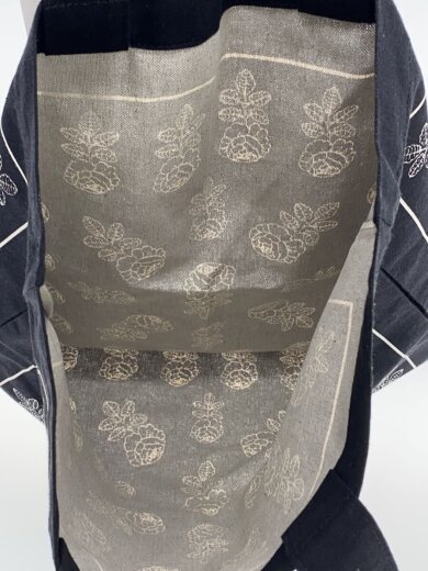 商品画像：トートバッグ/--/BLK/vankka vihkiruusu placement 6