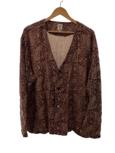 商品画像：カーディガン(薄手)/L/コットン/BRD/総柄/J0824 1