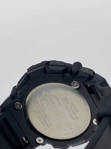 商品画像：クォーツ腕時計_G-SHOCK/アナログ/ラバー/BLK/BLK/SS 3
