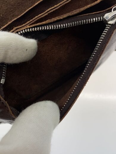 商品画像：財布/レザー/BRW/無地/メンズ 5