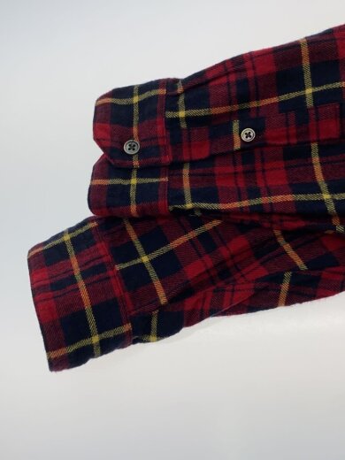 商品画像：長袖シャツ/M/コットン/RED/FCRB-222078/22AW/BIG LOGO FLANNEL BAGGY 5