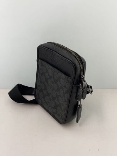 商品画像：ショルダーバッグ/レザー/BLK/総柄/CC009 2