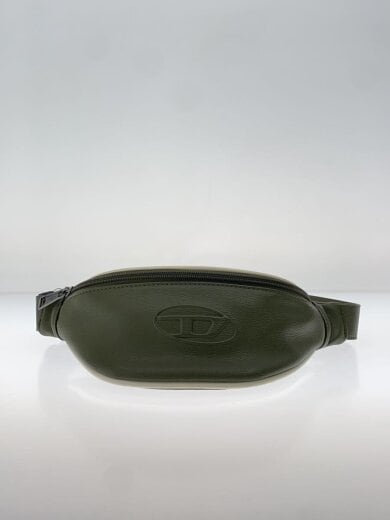 商品画像：ウエストバッグ/レザー/KHK/無地/X08729 P4640 4