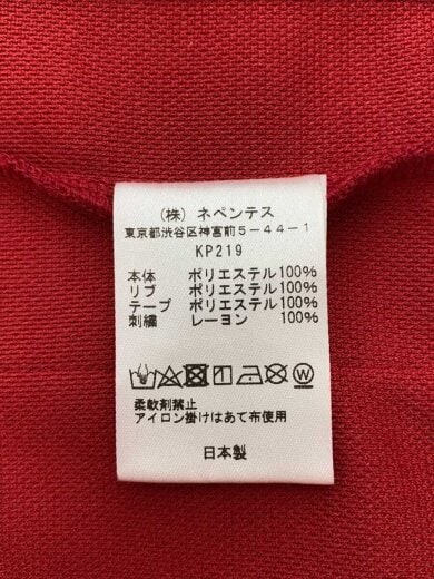 商品画像：トップス/L/ポリエステル/RED/KP219 4