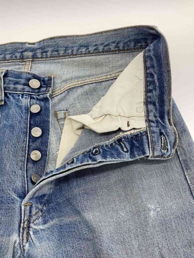 商品画像：70s/VT/501/66前期/実寸W31/デニム/インディゴ/ダメージ多/カットオフ 3