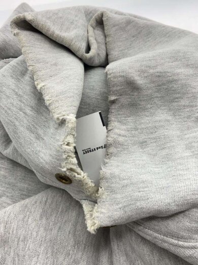 商品画像：スウェット/L/コットン/GRY/無地 5