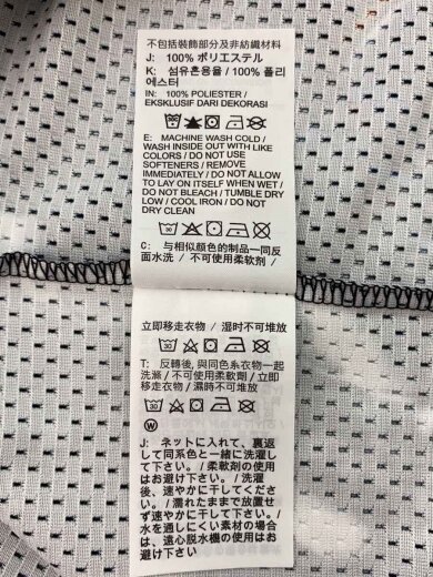 商品画像：長袖Tシャツ/L/ポリエステル/BLK/総柄/IF1831-010 5