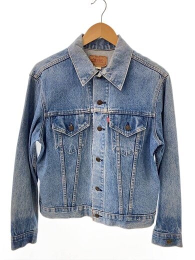 商品画像：70-80s/VT/70505/実寸38位/デニム/インディゴ/汚れ有/ボタン裏1 1