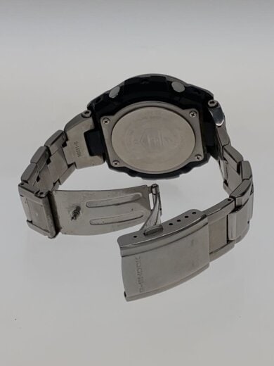 商品画像：ソーラー腕時計・G-SHOCK/デジアナ/ステンレス/BLK/SLV/SS 4