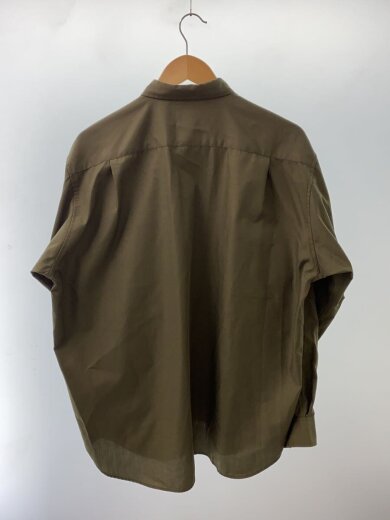 商品画像：長袖シャツ/M/ポリエステル/KHK/無地/BE-84025W 2