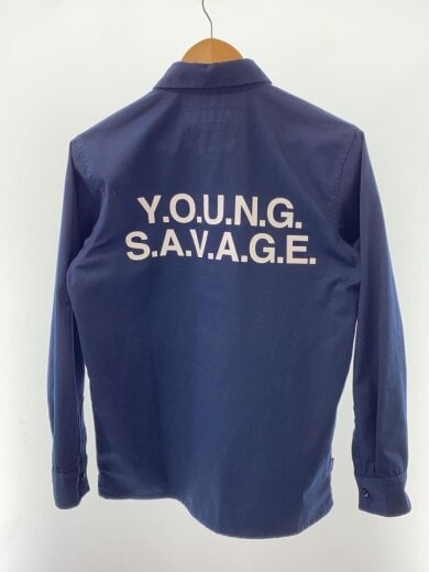 商品画像：長袖シャツ/S/コットン/NVY/192tsnh-shm01 2