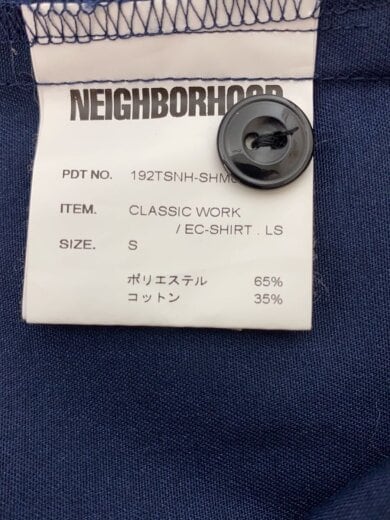 商品画像：長袖シャツ/S/コットン/NVY/192tsnh-shm01 4