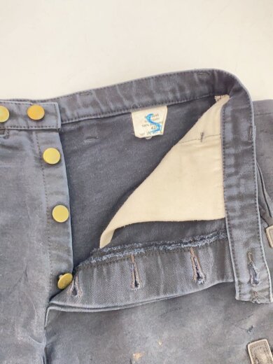 商品画像：ストレートパンツ/42/コットン/BLK/無地 3