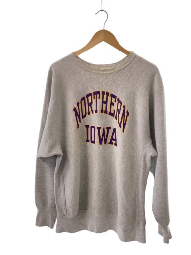 商品画像：90s/リバースウィーブ/NORTHERM IOWA/襟シミ有ボディシミ/スウェット/XXL/コットン/プ// 1