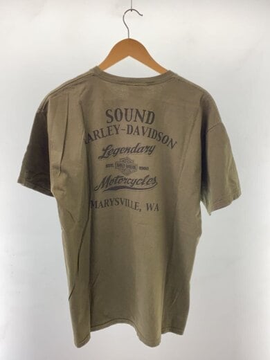 商品画像：Tシャツ/L/コットン/KHK/プリント// 2