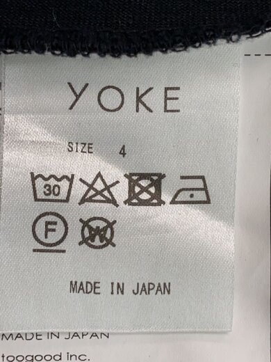 商品画像：Tシャツ/4/コットン/BLK/無地/YK23SS0485CS// 4