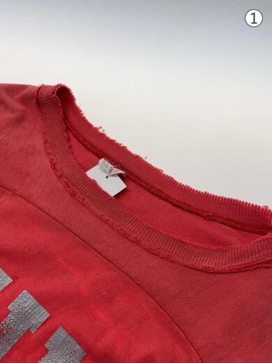 商品画像：7分袖カットソー/XL/--/RED// 5
