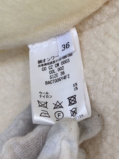 商品画像：SCEARN/コート/36/ウール/BEG/無地/CO CZ CW 0003 5