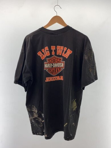 商品画像：Tシャツ/XL/コットン/BLK/プリント 2