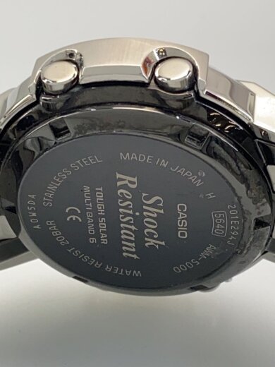 商品画像：ソーラー腕時計_G-SHOCK/デジアナ/ステンレス/SLV/SLV 3