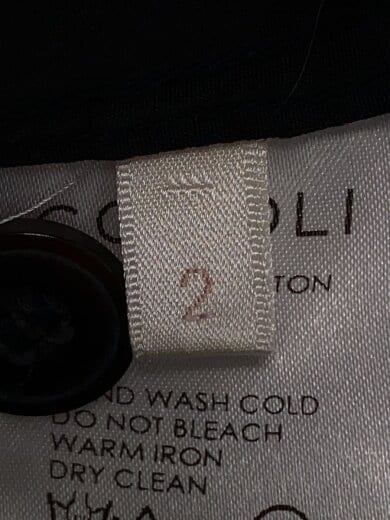 商品画像：長袖シャツ/2/コットン/NVY/無地/101-01003 4