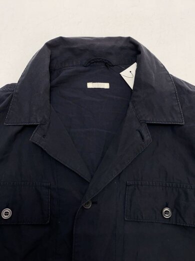 商品画像：長袖シャツ/2/コットン/NVY/無地/101-01003 7