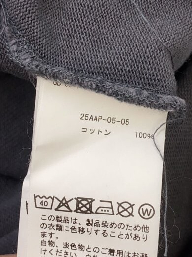 画像：A.PRESSE長袖Tシャツ/2/コットン/GRY/25AAP-05-054