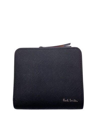 商品画像：2つ折り財布/レザー/BLK/メンズ/BPS915 1