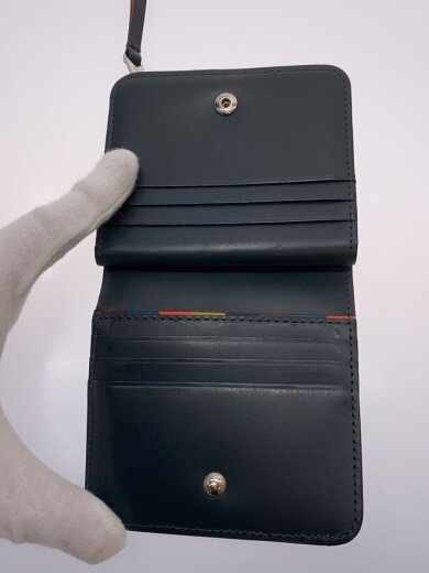 商品画像：2つ折り財布/レザー/BLK/メンズ/BPS915 4