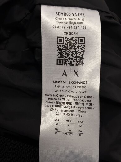 商品画像：ジャケット/M/ポリエステル/BLK/6DYB63 4